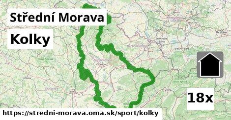 Kolky, Střední Morava