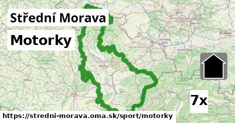 Motorky, Střední Morava