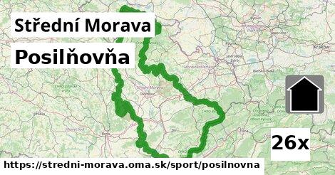 Posilňovňa, Střední Morava