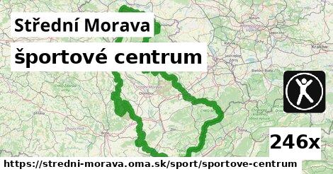 športové centrum, Střední Morava