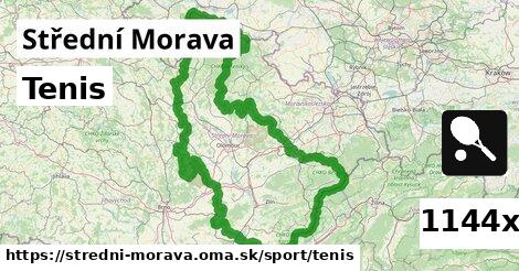 Tenis, Střední Morava