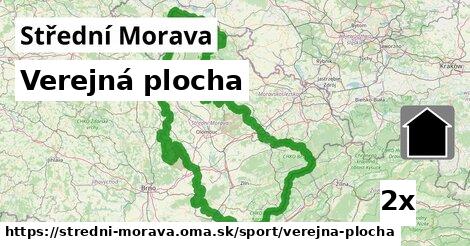 Verejná plocha, Střední Morava