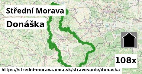 Donáška, Střední Morava