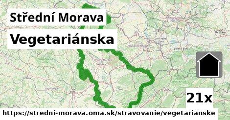 Vegetariánska, Střední Morava
