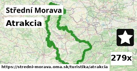 Atrakcia, Střední Morava