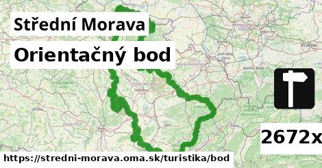 Orientačný bod, Střední Morava