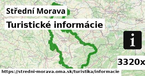 Turistické informácie, Střední Morava