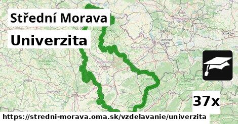 Univerzita, Střední Morava