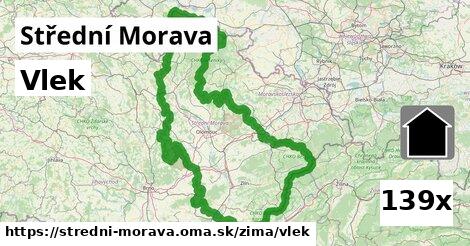 Vlek, Střední Morava