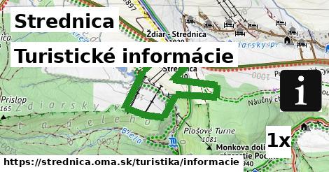 Turistické informácie, Strednica