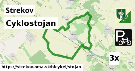 Cyklostojan, Strekov