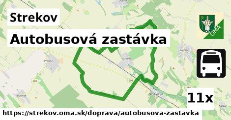 Autobusová zastávka, Strekov