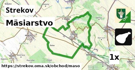 Mäsiarstvo, Strekov