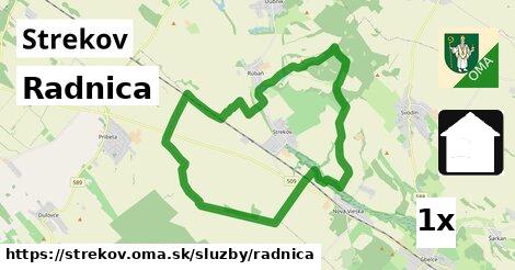 Radnica, Strekov