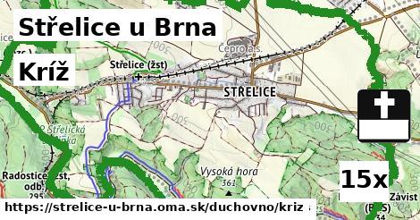 kríž v Střelice u Brna