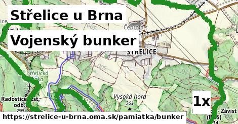 Vojenský bunker, Střelice u Brna