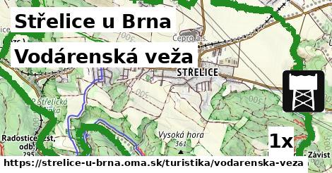 Vodárenská veža, Střelice u Brna