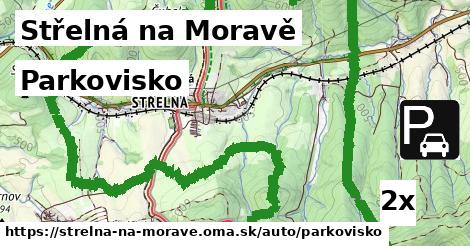 parkovisko v Střelná na Moravě