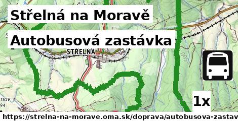 Autobusová zastávka, Střelná na Moravě