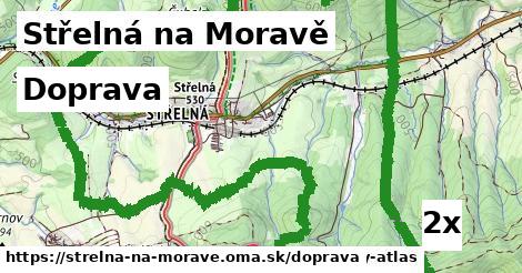 doprava v Střelná na Moravě