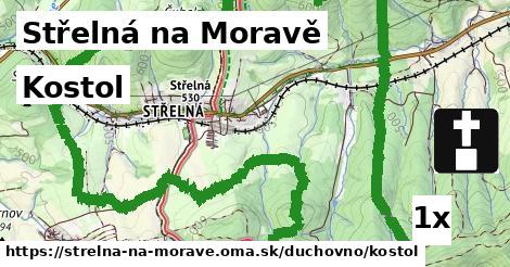 kostol v Střelná na Moravě