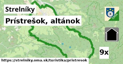 Prístrešok, altánok, Strelníky