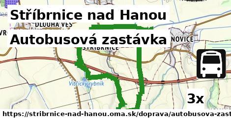 Autobusová zastávka, Stříbrnice nad Hanou