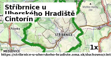 cintorín v Stříbrnice u Uherského Hradiště