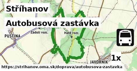 Autobusová zastávka, Stříhanov