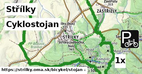 Cyklostojan, Střílky