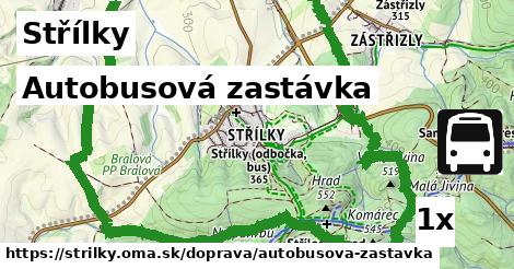 Autobusová zastávka, Střílky