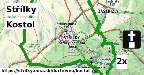 Kostol, Střílky