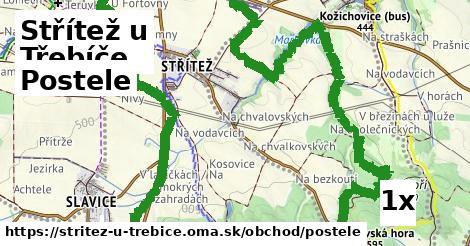 Postele, Střítež u Třebíče