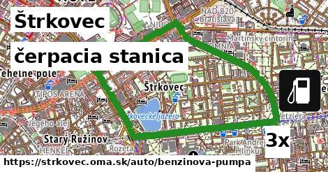 čerpacia stanica, Štrkovec