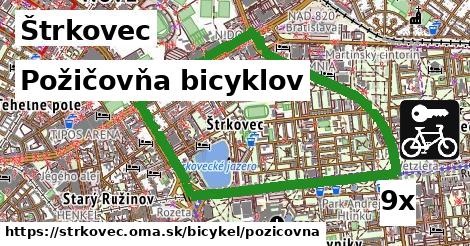 Požičovňa bicyklov, Štrkovec