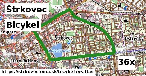 bicykel v Štrkovec