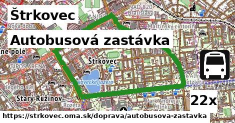 Autobusová zastávka, Štrkovec