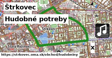 Hudobné potreby, Štrkovec