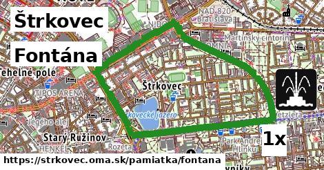 Fontána, Štrkovec