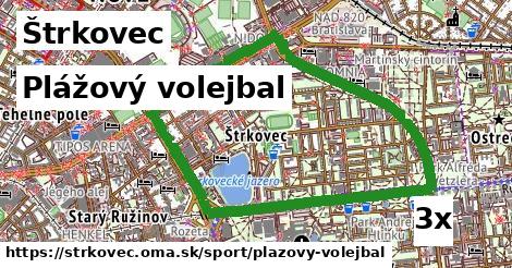 Plážový volejbal, Štrkovec