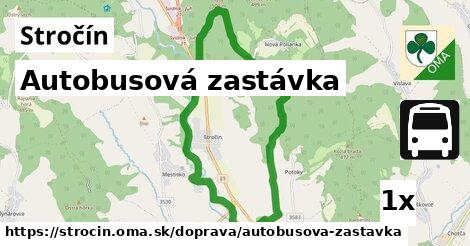 Autobusová zastávka, Stročín