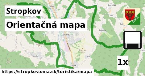 orientačná mapa v Stropkov