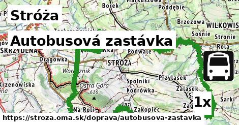 Autobusová zastávka, Stróża