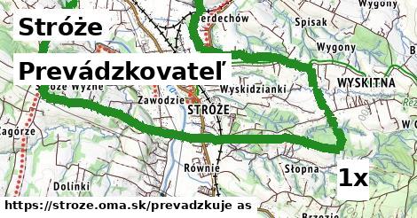 prevádzkovateľ v Stróże