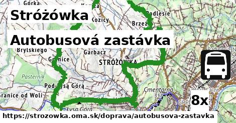 Autobusová zastávka, Stróżówka