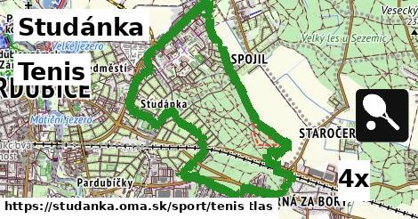 Tenis, Studánka