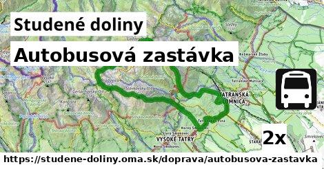 Autobusová zastávka, Studené doliny