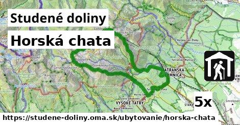 Horská chata, Studené doliny