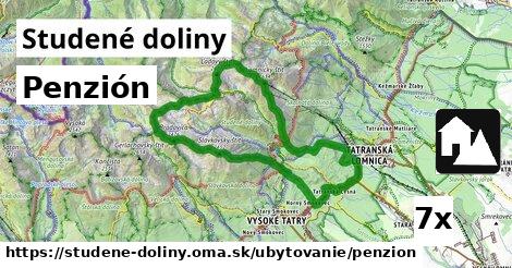 Penzión, Studené doliny