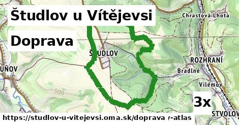 doprava v Študlov u Vítějevsi